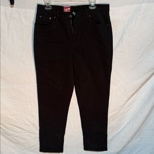 Elegant Black Straight Leg Women's Jeans